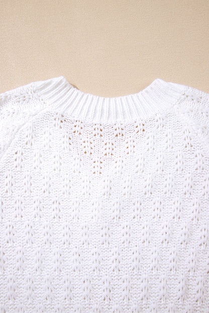 Threaded Pear Emma Ribbed Edge Loose Sweater