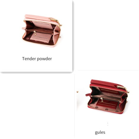 Fashion Lychee Pattern Solid Color Crossbody Bag | Premium Pebbled Texture Shoulder Bag | Minimalist Diagonal Sling Purse for Women | Elegant Daily Travel Messenger Bag