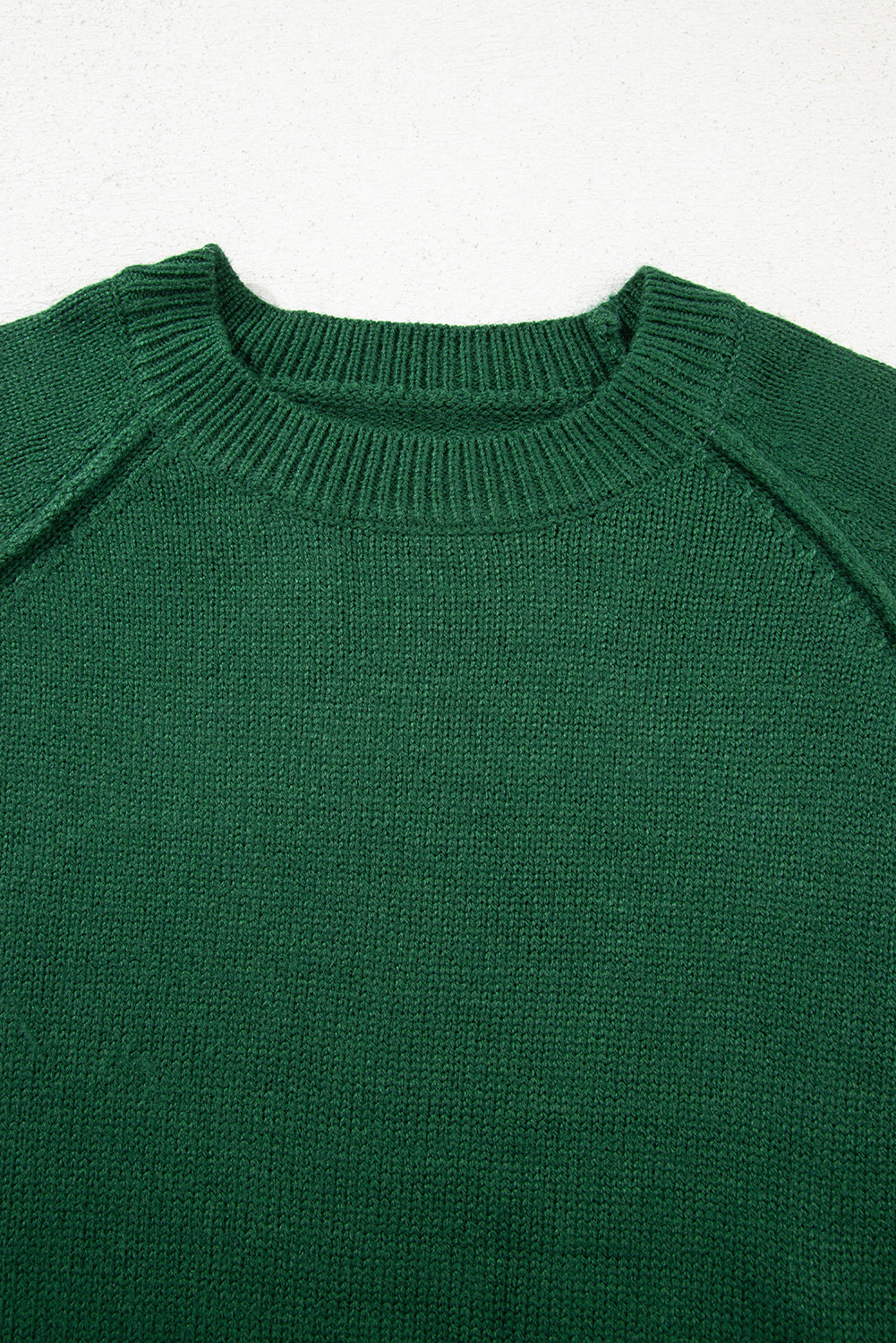 Threaded Pear Eleanor Evergreen Raglan Sleeve Sweater