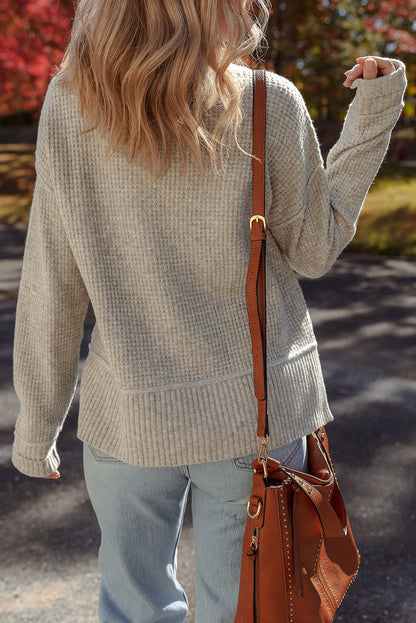 Threaded Pear Isabella High Drop Shoulder Sweater