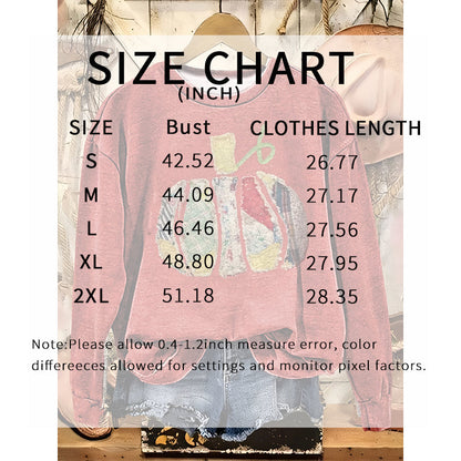 Women's Halloween Pumpkin Print T-Shirt
