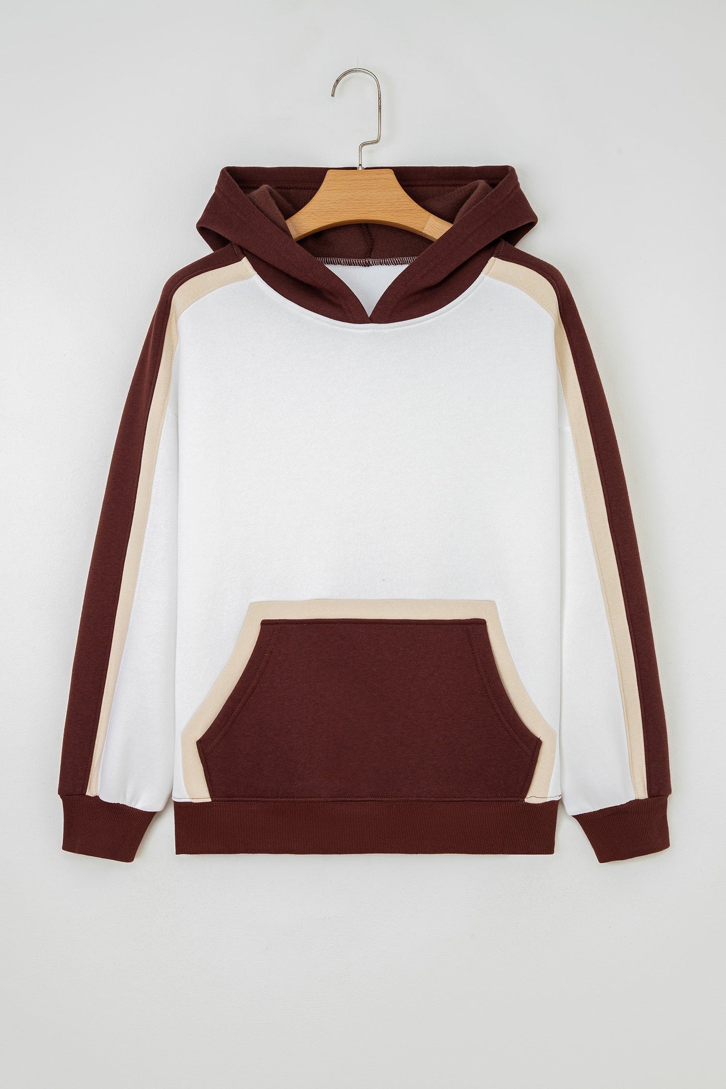 Threaded Pear Ariyah Patchwork athleisure Hooded Sweatshirt