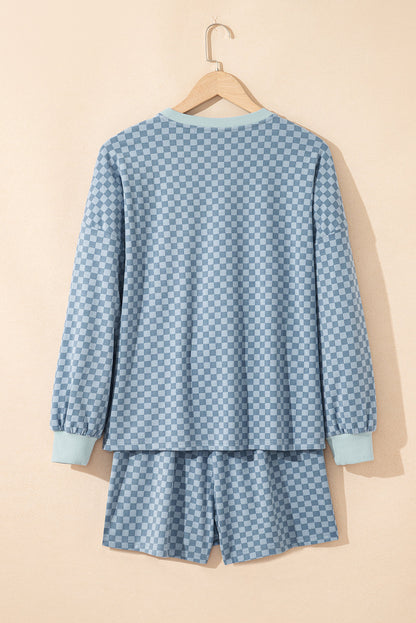 Threaded Pear Reese and Shorts Set Long Sleeve Top