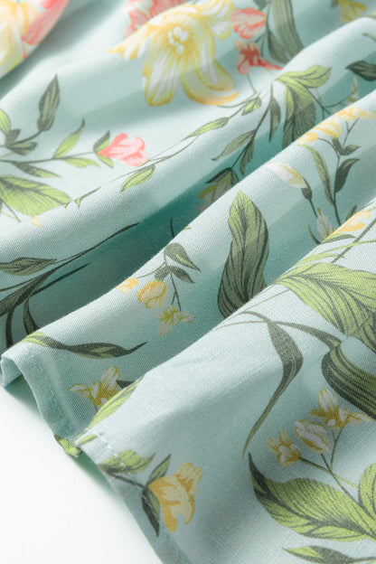 Threaded Pear Alejandra Tiered Floral Maxi Dress