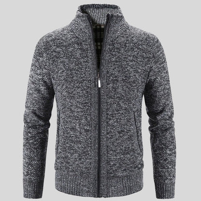 Men's Stand Collar Zip Jacket