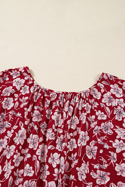 Threaded Pear Georgina Balloon Sleeve Relaxed PLUS Dress