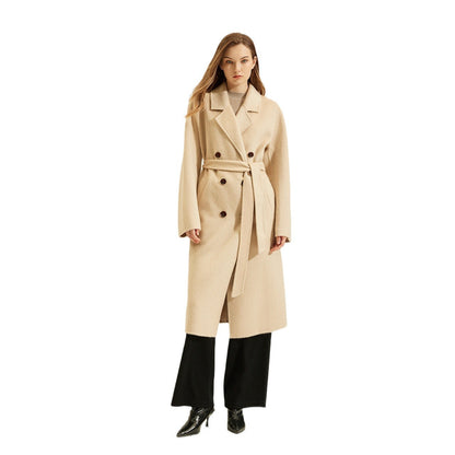 Women’s Premium Camel Coat | Reversible Genuine Woolen Jacket | Luxury Double-Sided Camel Hair Overcoat | Elegant Winter Warm Reversible Parka | 2026 High-End Luxury Outerwear Collection