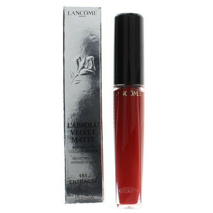 Lancome L'Absolu Velvet Red Matte Lipstick - Shade 181 Entracte
