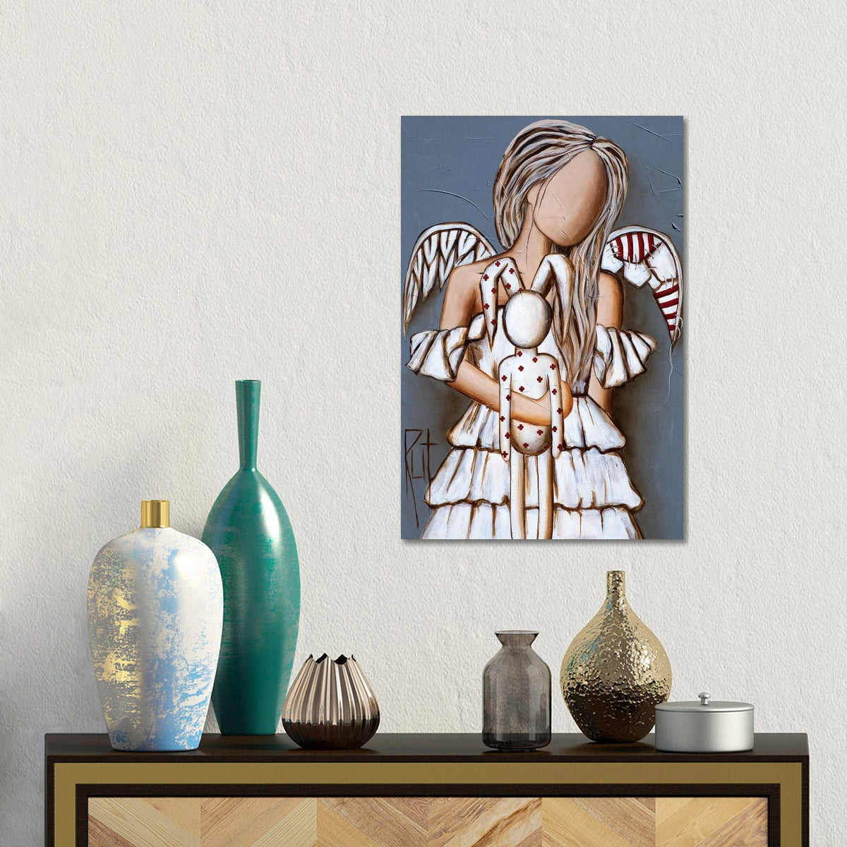 Cosy by Ruth's Angels - Canvas Gallery Wrap