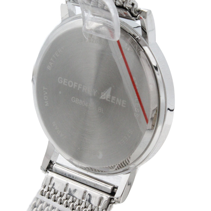 Geoffrey Beene Silver Men's Watch GB8048SLBL