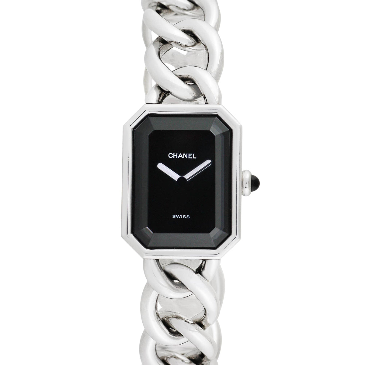 Pre-owned Chanel Women's Premiere 26mm X 20mm Stainless Steel Wristwatch - H0452
