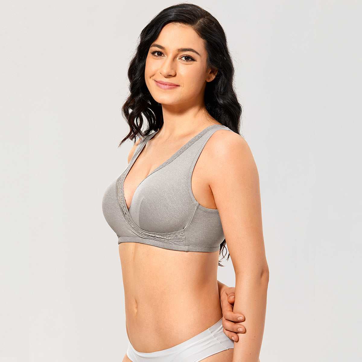 Front Crossover Wireless Nursing Bra