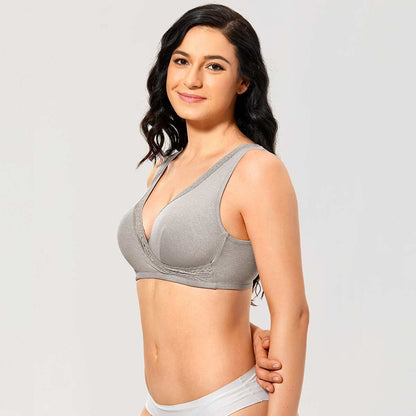 Front Crossover Wireless Nursing Bra