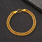 Goldtone Figaro Link Bracelet