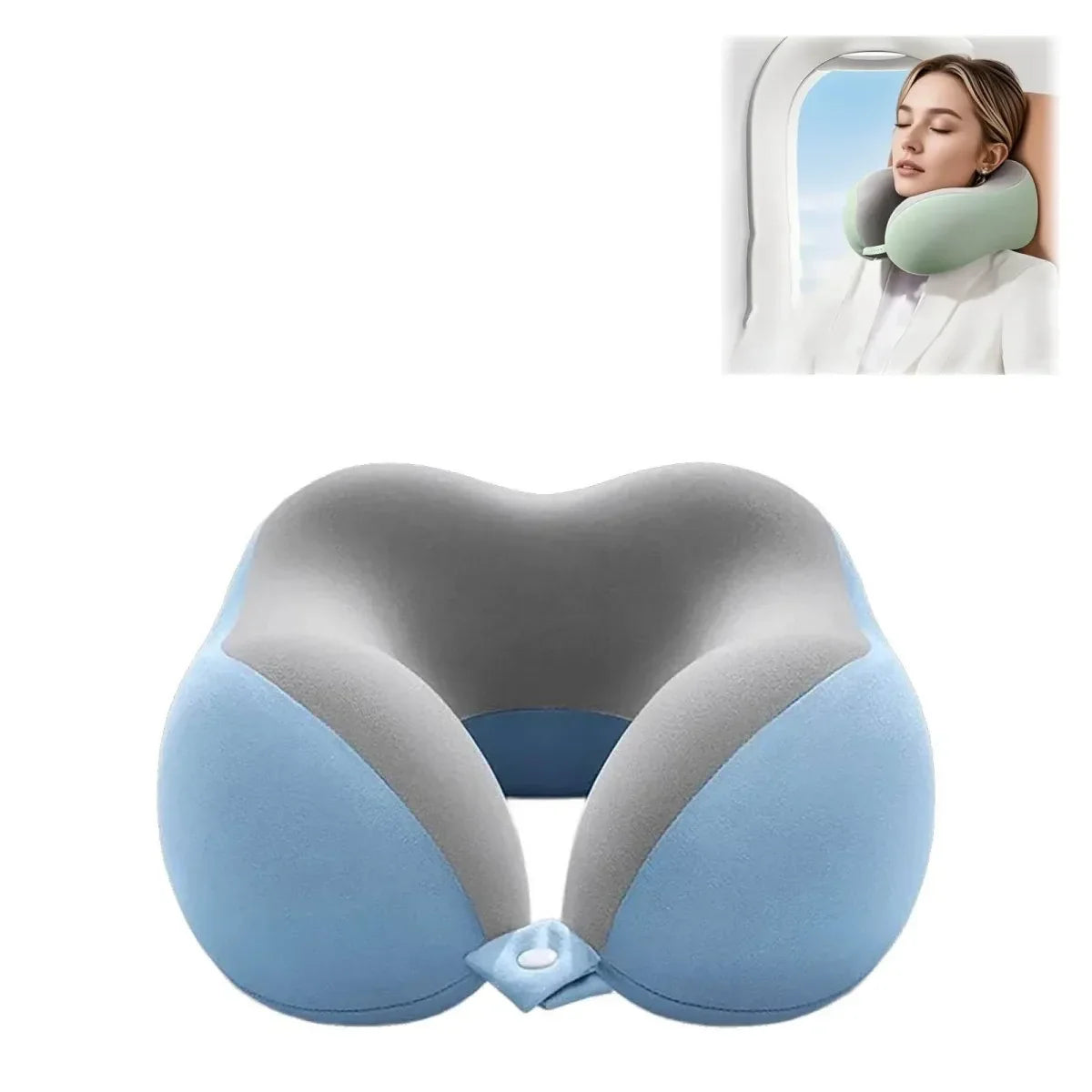 Ergonomic Double Peak U Neck Pillow