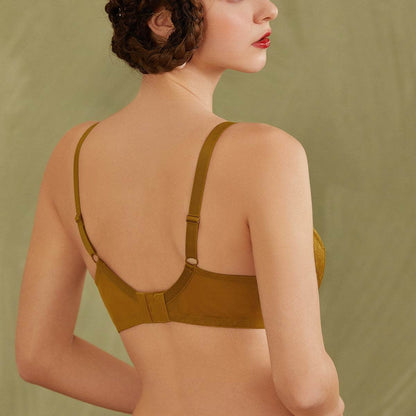 Sheer Lace Full Coverage Minimizer Underwire Bra