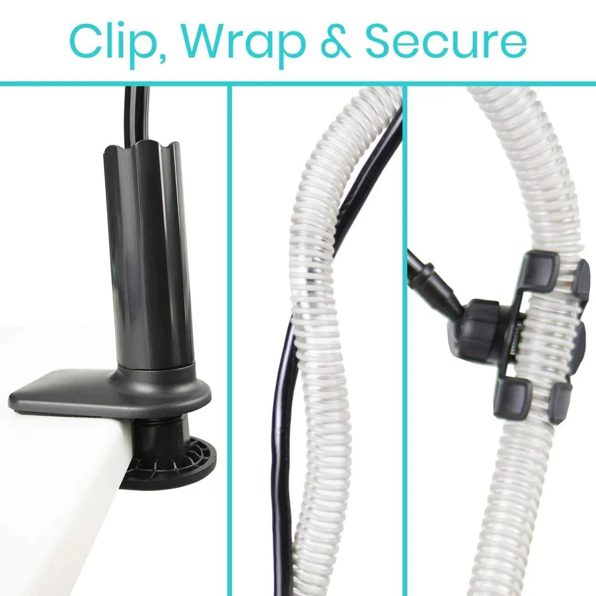 Adjustable CPAP Tube Hanger