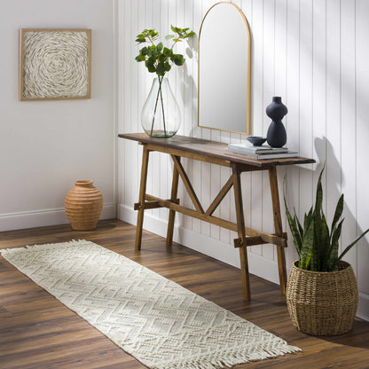 Erica Wool Rug with Tassels - Clearance