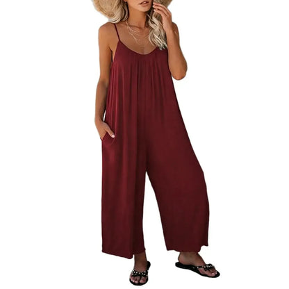 Casual Sleeveless Jumpsuit