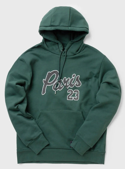 Air Jordan Men's X Psg Paris Saint German Pullover Statement Fleece Hoodie 'Noble Green' Sweaters