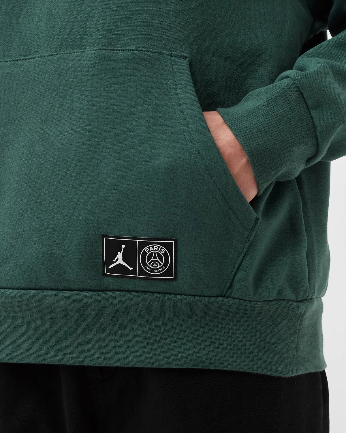 Air Jordan Men's X Psg Paris Saint German Pullover Statement Fleece Hoodie 'Noble Green' Sweaters