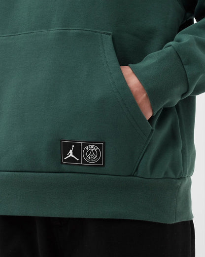 Air Jordan Men's X Psg Paris Saint German Pullover Statement Fleece Hoodie 'Noble Green' Sweaters