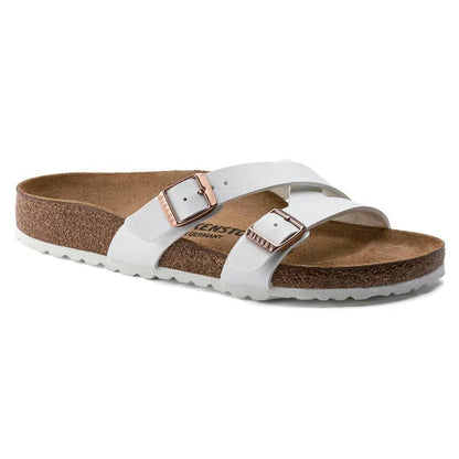 Birkenstock Women's Yao Birko-Flor White Sandals