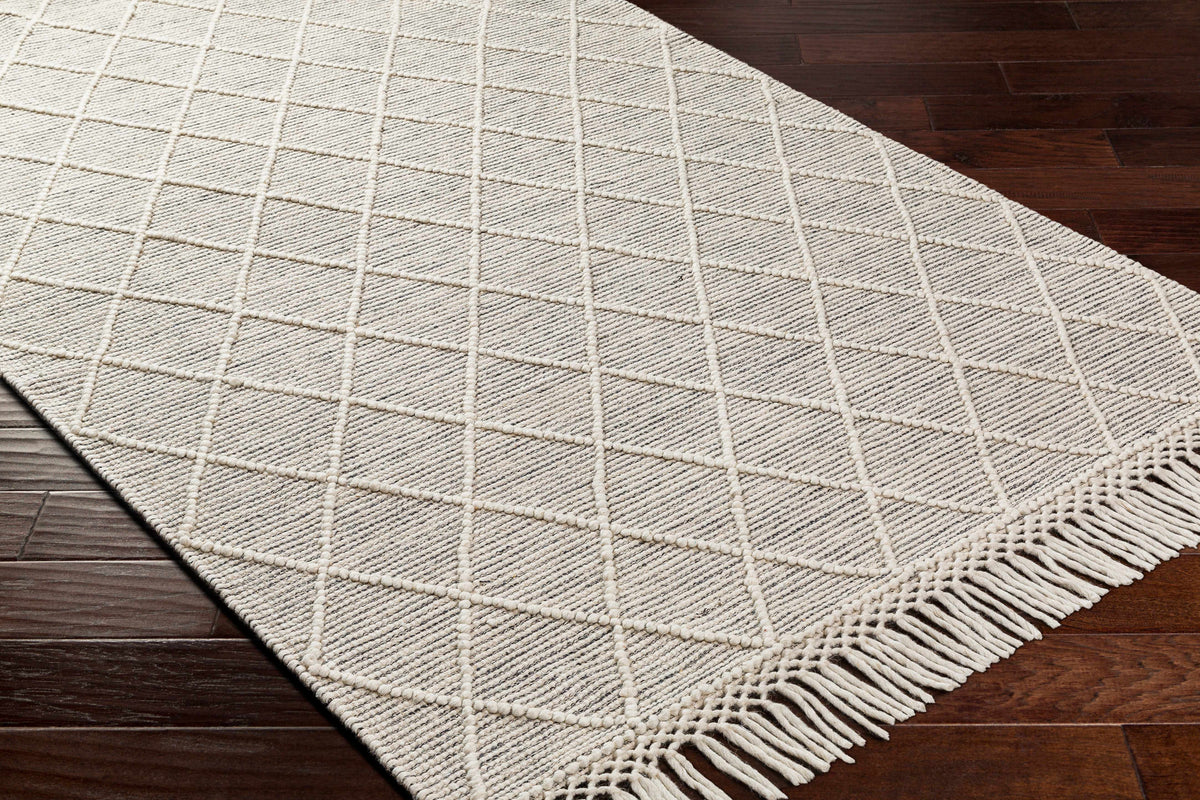 Ezria Wool Rug with Tassels - Clearance