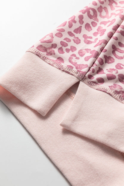 Threaded Pear Wrenlee Print Patchwork Sweatshirt