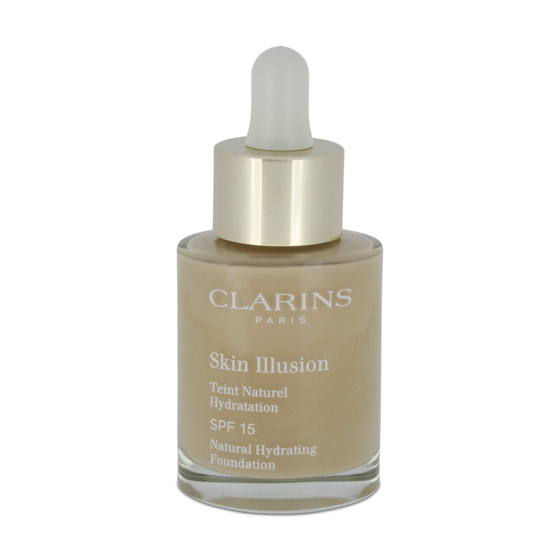 Clarins Skin Illusion Foundation SPF15 101 Linen 30ml (Blemished Box)
