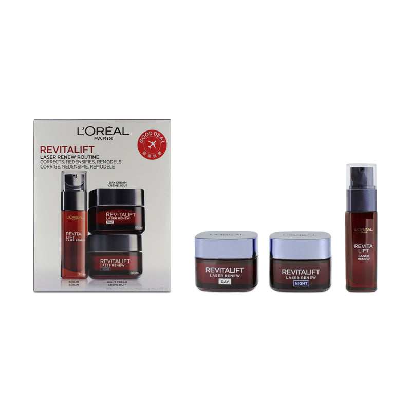 L'Oreal Revitalift Laser Renew Routine Skincare Set (Blemished Box)