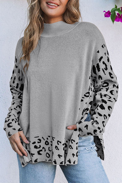 Threaded Pear Isabella Side Slit Oversized Sweater