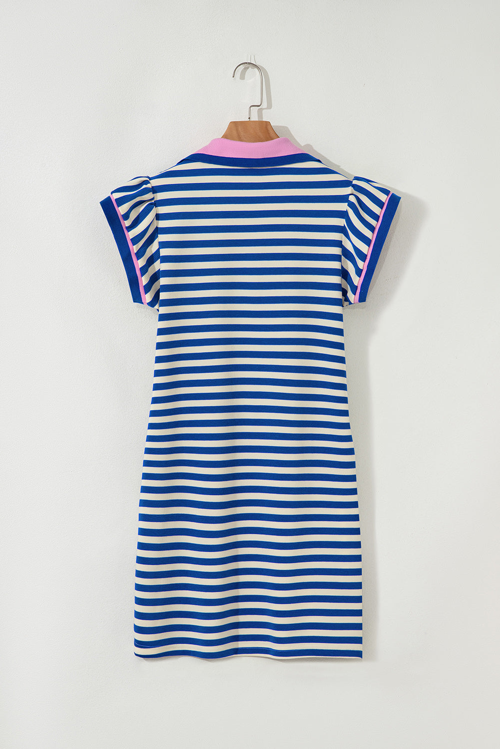 Threaded Pear Paislee Flutter Sleeve Short Dress