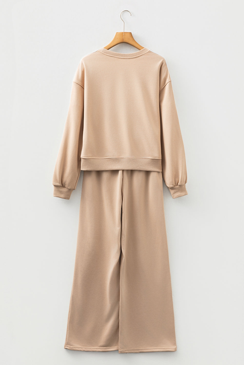 Threaded Pear Taylor Striped Detail Crewneck Pullover