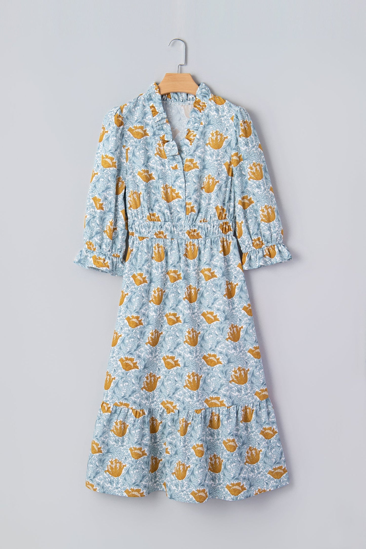 Threaded Pear Rosalee Bracelet Sleeve Long Dress