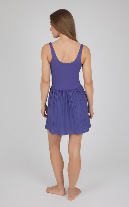 90 Degree by Reflex Jersey Charming Pleated Tennis Dress
