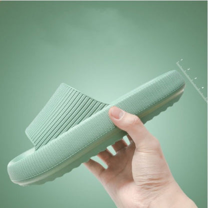 Soft Home Couple Slippers | High-Sense Minimalist Indoor Slides | Trendy Comfortable Non-Slip House Shoes | Luxury-Label Plush Couple Footwear | 2026 High-Fashion Quiet Luxury Home Slippers