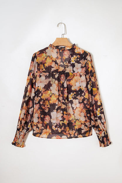 Threaded Pear Cali Puff Sleeve Breezy Blouse