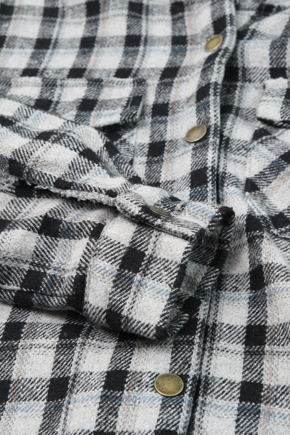 Threaded Pear Evelyn Sherpa Lined Hooded Shacket