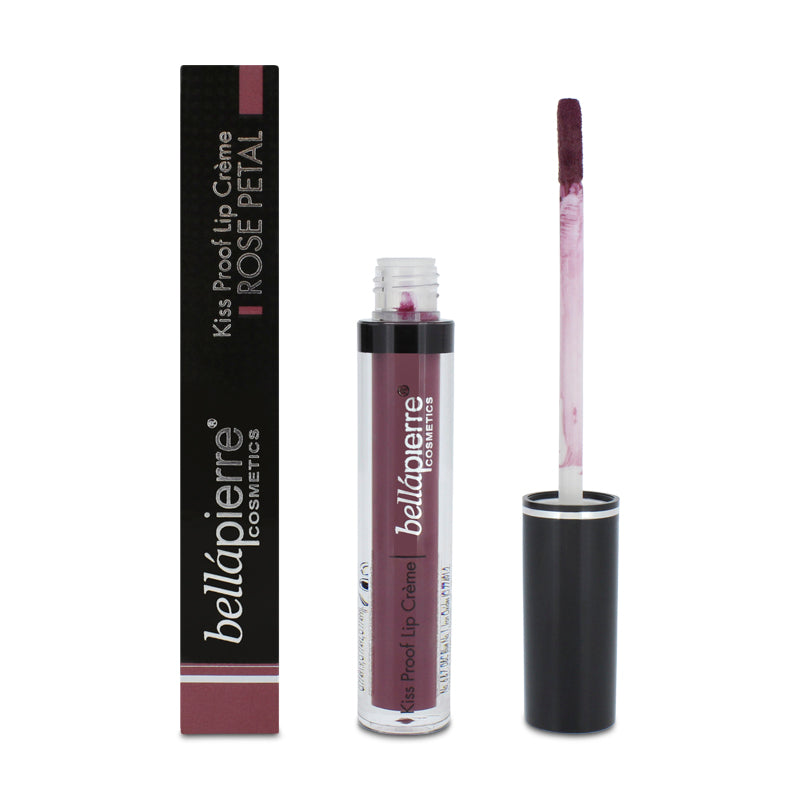 Bellapierre Lipstick Rose Petal Kiss Proof Lip Creme Liquid