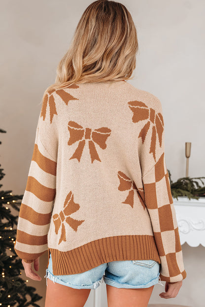 Threaded Pear Palie Sleeve Drop Shoulder Sweater