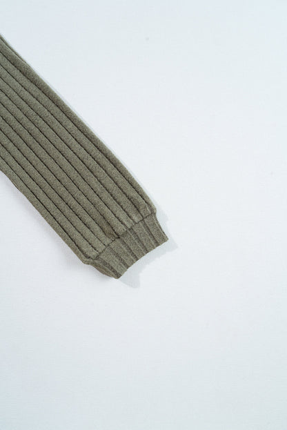 Threaded Pear Zelda Rib Textured Knit Top