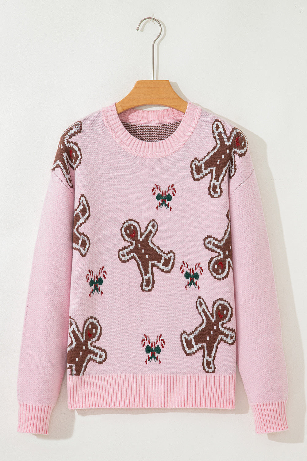 Threaded Pear Grehara Man Print Casual Sweater