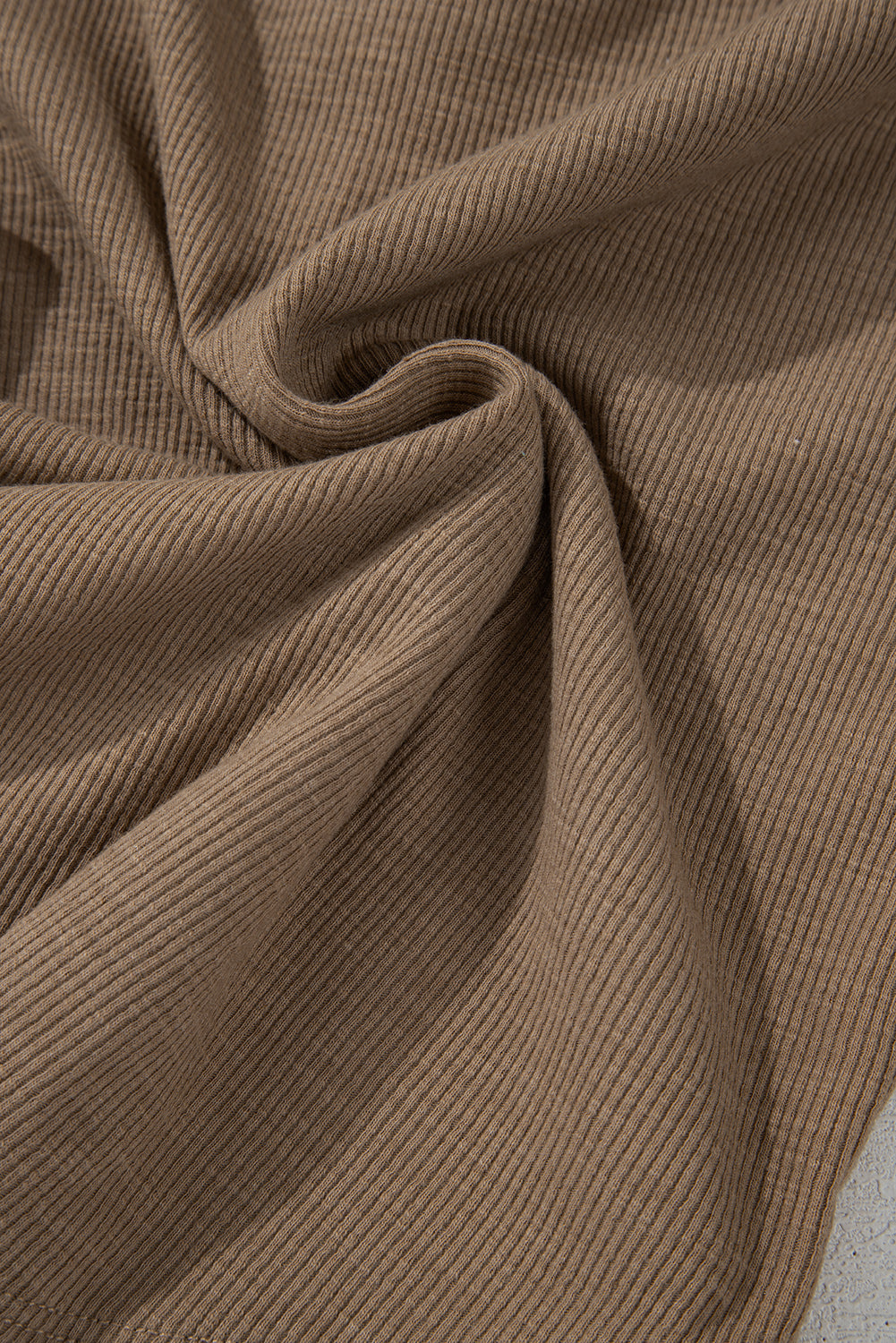 Threaded Pear Khaleesi anglaise Broider Ribbed Long Sleeve Top