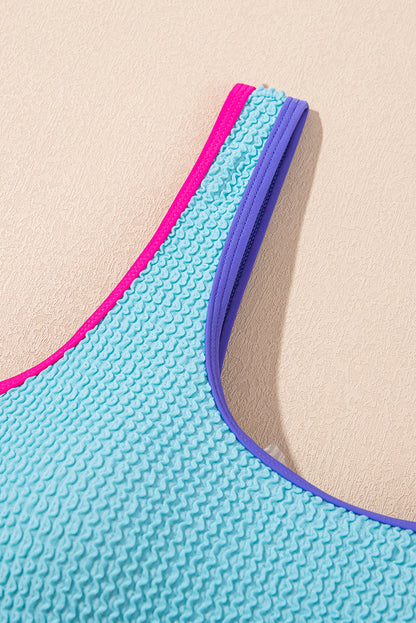 Threaded Pear Rory Patchwork One Piece Swimsuit