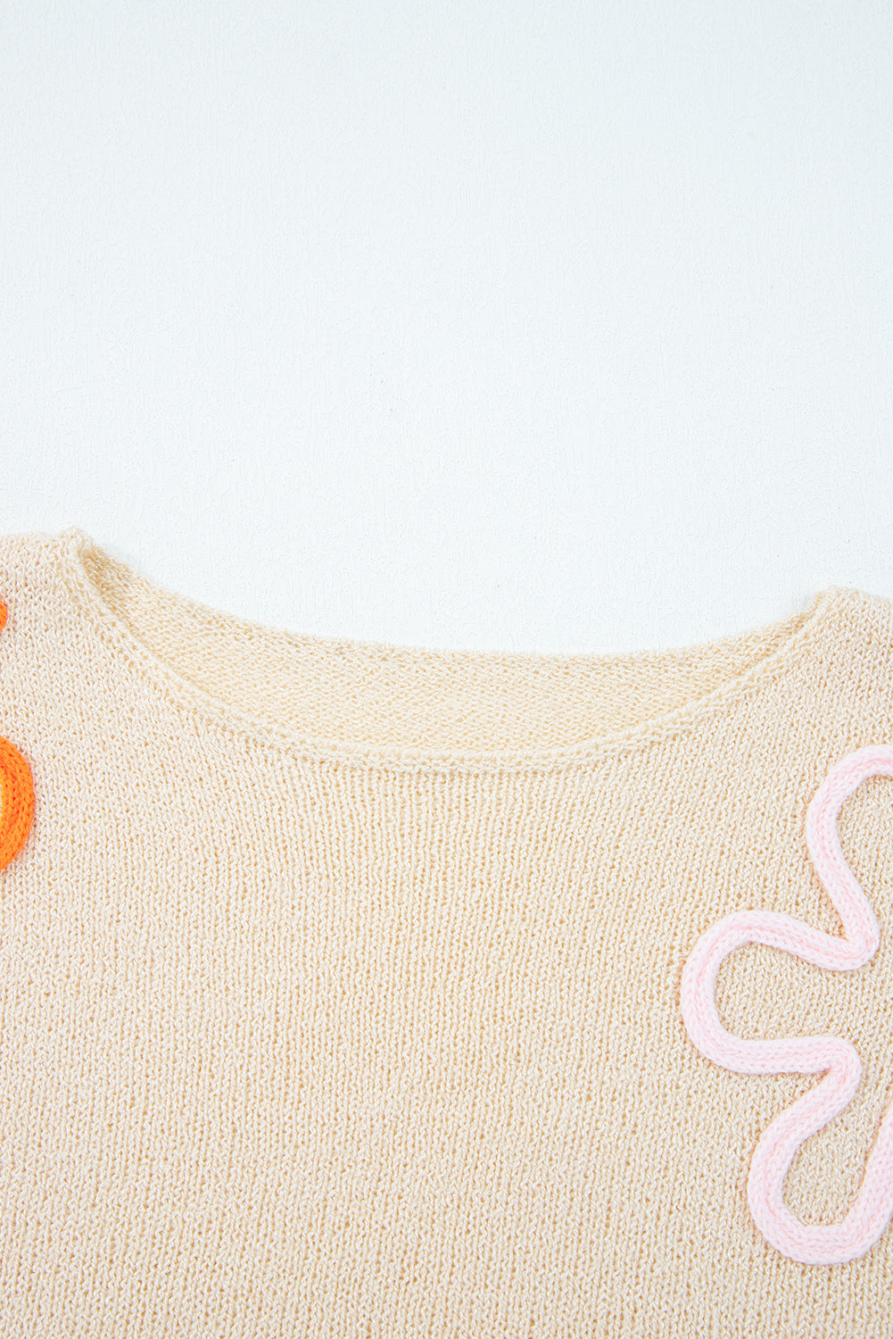 Threaded Pear Destiny Colorblock Cuffed Loose Sweater