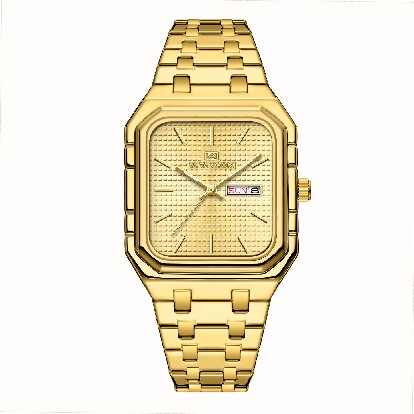 Men’s Luxury Luminous Square Watch | Trendy Square Dial Quartz Wristwatch | Modern Minimalist Glow-in-the-Dark Watch | High-Sense Fashion Waterproof Square Watch for Men