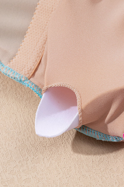 Threaded Pear Rory Patchwork One Piece Swimsuit