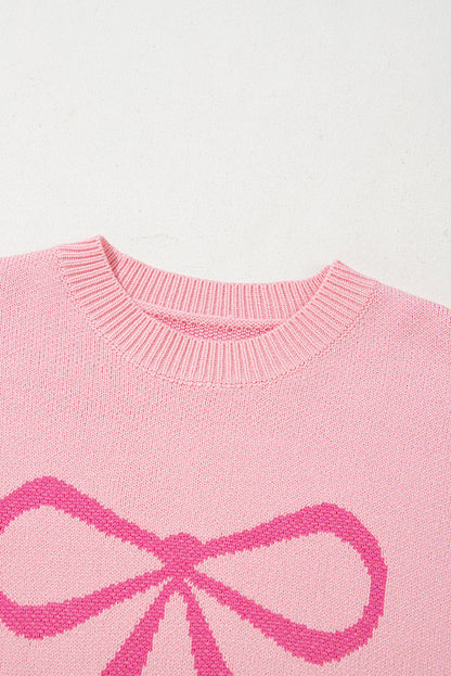 Threaded Pear Ava Graphic Drop Shoulder Sweater