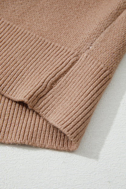 Threaded Pear Eliana Block Knit Baggy Sweater